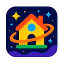 icon_space_house_vibrant_colors icon preview