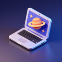 icon_space_laptop_3d_isometric icon preview