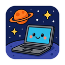 icon_space_laptop_cartoon icon preview