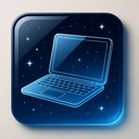 icon_space_laptop_glassy icon preview