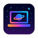 icon_space_laptop_gradient icon preview