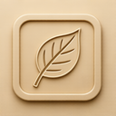 icon_space_leaf_embossed icon preview