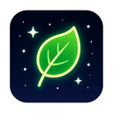 icon_space_leaf_glow_effect icon preview