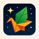icon_space_leaf_origami icon preview