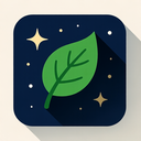 icon_space_leaf_shadow_effect icon preview