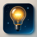icon_space_light_bulb_glassy icon preview