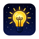 icon_space_light_bulb_glow_effect icon preview