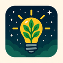icon_space_light_bulb_organic_pattern icon preview