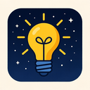 icon_space_light_bulb_origami icon preview