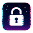 icon_space_lock_digital_glitch icon preview