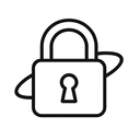icon_space_lock_line_art icon preview