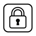 icon_space_lock_monochrome icon preview