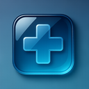icon_space_medical_cross_glassy icon preview