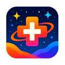 icon_space_medical_cross_vibrant_colors icon preview