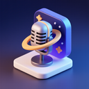 icon_space_microphone_3d_isometric icon preview