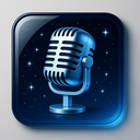 icon_space_microphone_glassy icon preview