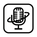 icon_space_microphone_monochrome icon preview