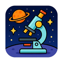 icon_space_microscope_cartoon icon preview