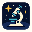 icon_space_microscope_flat_design icon preview