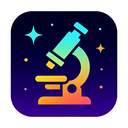 icon_space_microscope_gradient icon preview