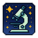 icon_space_microscope_pixel_art icon preview