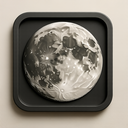 icon_space_moon_embossed icon preview