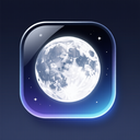 icon_space_moon_glassy icon preview