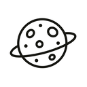 icon_space_moon_line_art icon preview