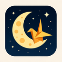 icon_space_moon_origami icon preview