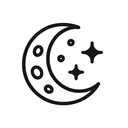 icon_space_moon_outline icon preview