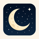 icon_space_moon_thin icon preview