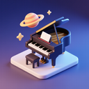 icon_space_piano_3d_isometric icon preview