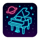 icon_space_piano_neon icon preview