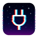 icon_space_plug_digital_glitch icon preview