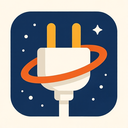 icon_space_plug_flat_design icon preview