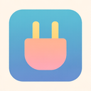 icon_space_plug_flat_pastel icon preview