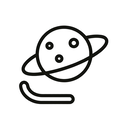 icon_space_plug_line_art icon preview