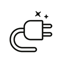 icon_space_plug_minimal_outline icon preview