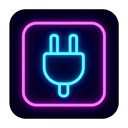 icon_space_plug_neon icon preview
