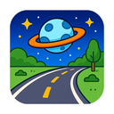 icon_space_road_cartoon icon preview