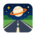 icon_space_road_flat_design icon preview