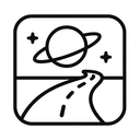 icon_space_road_line_art icon preview