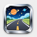 icon_space_road_metallic icon preview