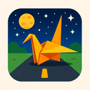 icon_space_road_origami icon preview