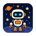 icon_space_robot_cartoon icon preview