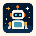icon_space_robot_flat_design icon preview