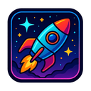 icon_space_rocket_cyberpunk icon preview