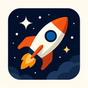 icon_space_rocket_geometric icon preview