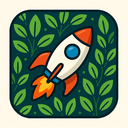 icon_space_rocket_organic_pattern icon preview