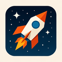 icon_space_rocket_origami icon preview